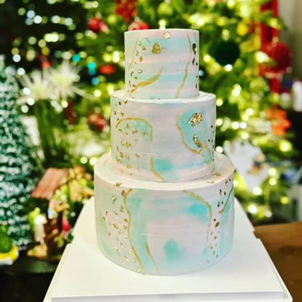 Buttercream flower cake - M5