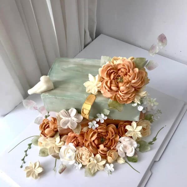 Buttercream flower cake - M8