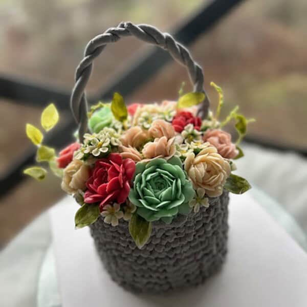 Buttercream flower cake - M4