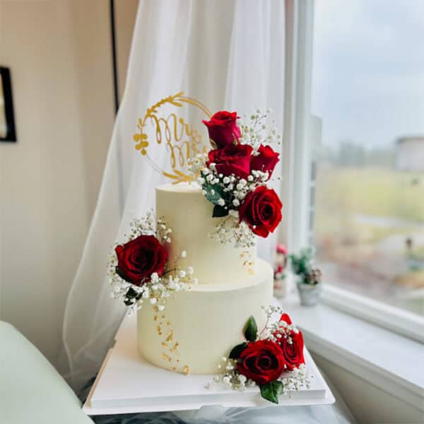 Buttercream flower cake - M2 - Image 2