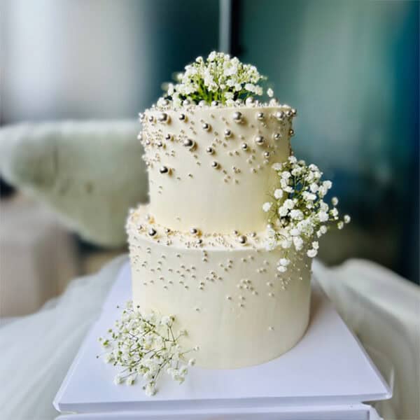 Buttercream flower cake - M2 - Image 4